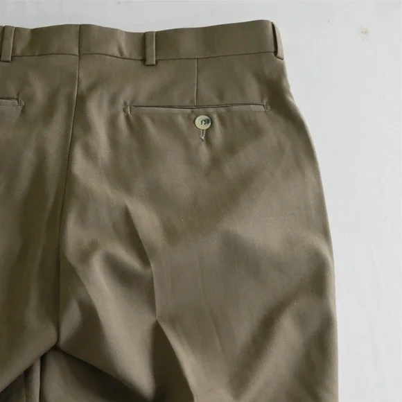 NEW Ballin 33x31 Brown M55499244 Soho Super 120s Wool Mens Dress Pants